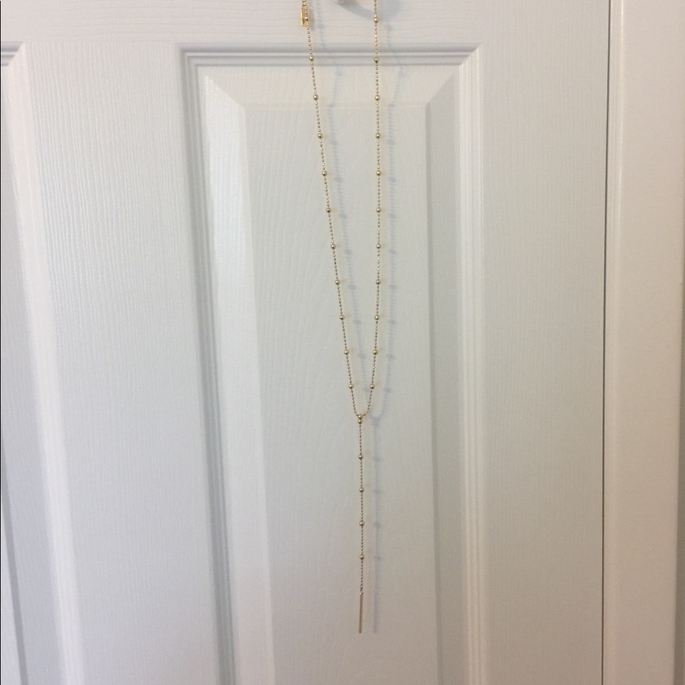 Lulus long gold chain
